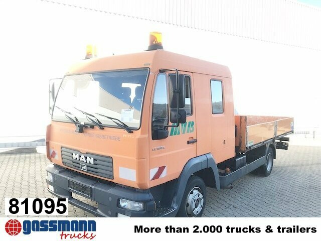 MAN LE 8.185 LC Doka 4x2 BB, 2x AHK - Camião de caixa aberta/ Plataforma: foto 1 MAN LE 8.185 LC Doka 4x2 BB, 2x AHK - Camião de caixa aberta/ Plataforma: foto 1