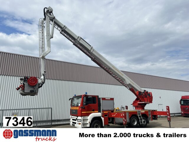 MAN TGA 26.360 6x2-2 LL, Magirus ALP 375 - Carro de bombeiro: foto 1 MAN TGA 26.360 6x2-2 LL, Magirus ALP 375 - Carro de bombeiro: foto 1