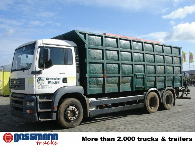 MAN TGA 26.413 BB 6x4 Kran Heckkran Jonsered 1020 - Camião de transporte de madeira, Camião grua: foto 5 MAN TGA 26.413 BB 6x4 Kran Heckkran Jonsered 1020 - Camião de transporte de madeira, Camião grua: foto 5