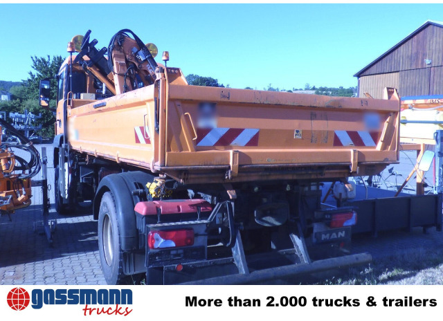 MAN TGS 18.320 4x4 BB, Winterdienstausstattung, Kran - Camião basculante, Camião grua: foto 2 MAN TGS 18.320 4x4 BB, Winterdienstausstattung, Kran - Camião basculante, Camião grua: foto 2