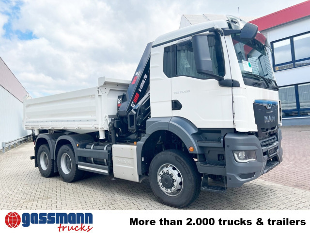 Camião basculante, Camião grua novo MAN TGS 33.430 6x6 BB CH mit Kran Hiab X-HiDuo 228: foto 11