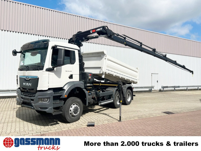 Camião basculante, Camião grua novo MAN TGS 33.430 6x6 BB CH mit Kran Hiab X-HiDuo 228: foto 8