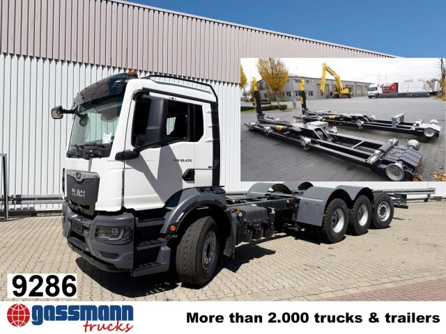 MAN TGS 35.470 8x4-4 BL, Lenk-/Liftachse, Navi, - Camião polibenne: foto 1 MAN TGS 35.470 8x4-4 BL, Lenk-/Liftachse, Navi, - Camião polibenne: foto 1