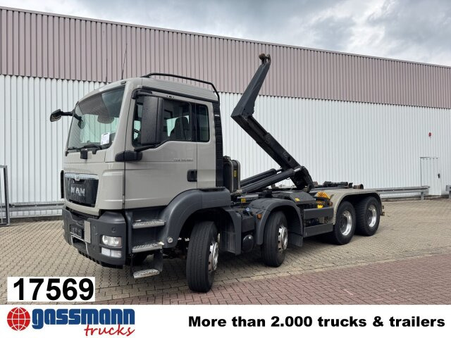 MAN TGS 35.480 8x4 BL, Meiller RK 30.62 bis 6,5 m - Camião polibenne: foto 1 MAN TGS 35.480 8x4 BL, Meiller RK 30.62 bis 6,5 m - Camião polibenne: foto 1