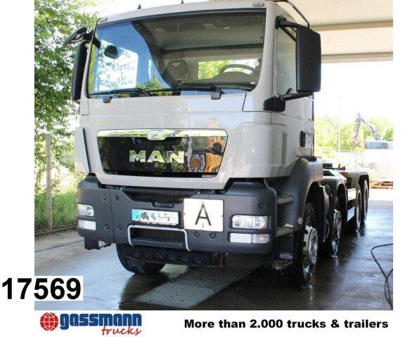 MAN TGS 35.480 8x4 BL, Meiller RK 30.62 bis 6,5 m - Camião polibenne: foto 1 MAN TGS 35.480 8x4 BL, Meiller RK 30.62 bis 6,5 m - Camião polibenne: foto 1