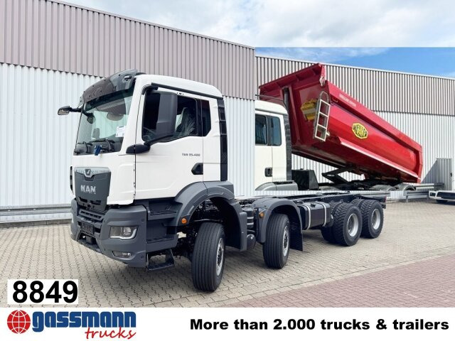 MAN TGS 35.480 8x8 BB CH, Meiller Stahlmulde 18m³ - Dumper: foto 1 MAN TGS 35.480 8x8 BB CH, Meiller Stahlmulde 18m³ - Dumper: foto 1