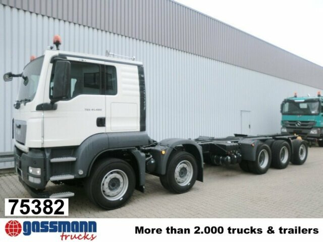 MAN TGS 50.480BB 10x4 Retarder, 3-f.NA - Camião chassi: foto 1 MAN TGS 50.480BB 10x4 Retarder, 3-f.NA - Camião chassi: foto 1
