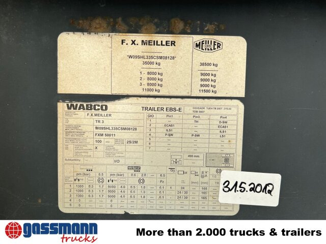 Meiller MHPS 12/27 NOSS2, Stahlmulde ca. 26m³, - Semi-reboque basculante: foto 3 Meiller MHPS 12/27 NOSS2, Stahlmulde ca. 26m³, - Semi-reboque basculante: foto 3