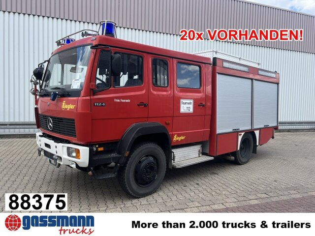 Mercedes-Benz 1124 AF 4x4 Doka, TLF 16/25, 2800l - Ambulância: foto 1 Mercedes-Benz 1124 AF 4x4 Doka, TLF 16/25, 2800l - Ambulância: foto 1