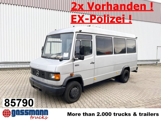 Mercedes-Benz 711 D-KA 4x2, Standklima, 11-Sitze, 2 x on stock - Minibus, Furgão de passageiros: foto 1 Mercedes-Benz 711 D-KA 4x2, Standklima, 11-Sitze, 2 x on stock - Minibus, Furgão de passageiros: foto 1