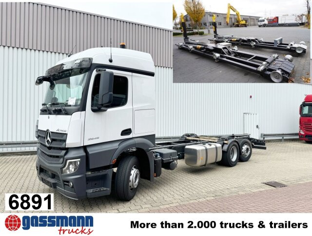 Mercedes-Benz Actros 2545 L 6x2, Lenk-/Liftachse, StreamSpace, - Camião polibenne: foto 1 Mercedes-Benz Actros 2545 L 6x2, Lenk-/Liftachse, StreamSpace, - Camião polibenne: foto 1