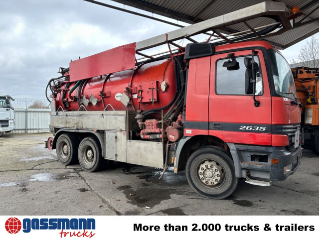 Mercedes-Benz Actros 2635 6x4, Kutschke Saug- und Spülwagen - Varredora urbana: foto 2 Mercedes-Benz Actros 2635 6x4, Kutschke Saug- und Spülwagen - Varredora urbana: foto 2