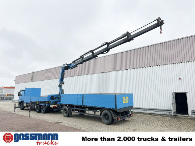 Mercedes-Benz Actros 2741 L 6x4, Twist-Lock ausz. auf 3m, - Camião de caixa aberta/ Plataforma, Camião grua: foto 4 Mercedes-Benz Actros 2741 L 6x4, Twist-Lock ausz. auf 3m, - Camião de caixa aberta/ Plataforma, Camião grua: foto 4