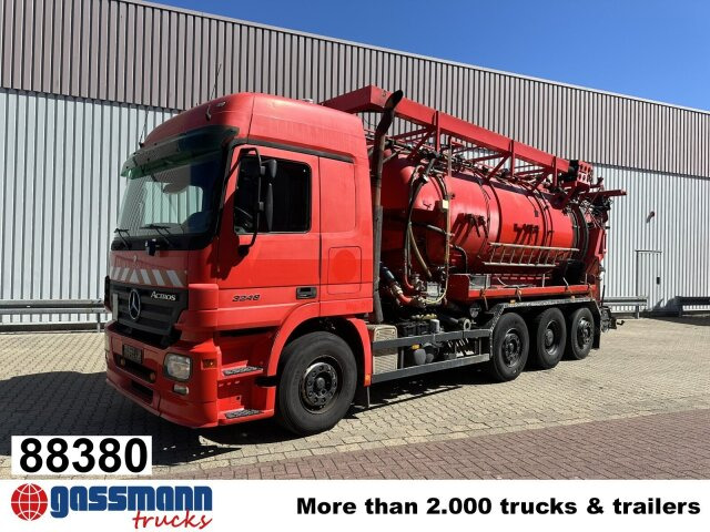 Mercedes-Benz Actros 3246 L 8x2, Hellmers Saug- und Spülwagen - Varredora urbana: foto 1 Mercedes-Benz Actros 3246 L 8x2, Hellmers Saug- und Spülwagen - Varredora urbana: foto 1