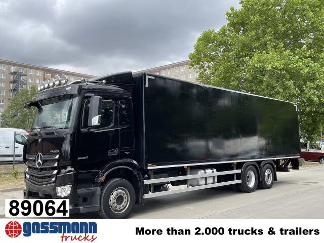 Mercedes-Benz Antos 2536 L 6x2, Lenk-/Liftachse, MBB LBW - Camião furgão: foto 1 Mercedes-Benz Antos 2536 L 6x2, Lenk-/Liftachse, MBB LBW - Camião furgão: foto 1