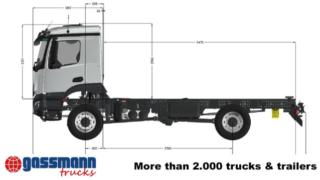 Mercedes-Benz Arocs 1830/40 A 4x4, mehrfach vorhanden! - Camião chassi: foto 2 Mercedes-Benz Arocs 1830/40 A 4x4, mehrfach vorhanden! - Camião chassi: foto 2
