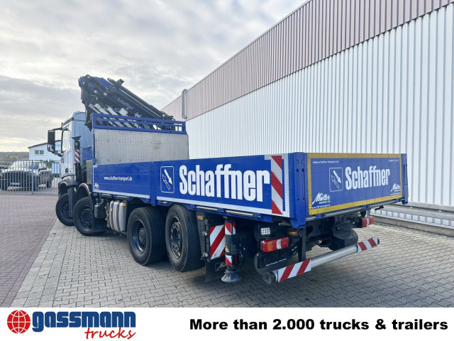 Camião de caixa aberta/ Plataforma, Camião grua Mercedes-Benz Arocs 3245 L 8x2/6, Kran Fassi F 545 RA 2.26 XE,: foto 11