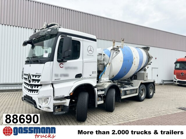 Mercedes-Benz Arocs 3251 8x4/4, Betonmischer Liebherr ca. 9m³ - Camião betoneira: foto 1 Mercedes-Benz Arocs 3251 8x4/4, Betonmischer Liebherr ca. 9m³ - Camião betoneira: foto 1