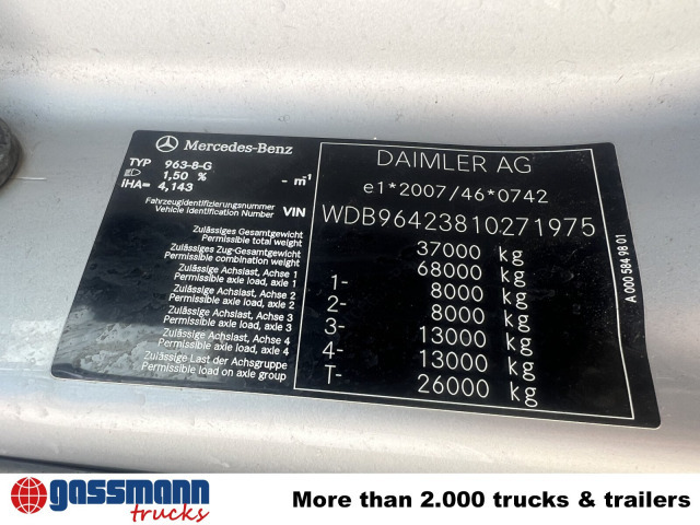 Mercedes-Benz Arocs 3251 LK 8x4/4, Retarder, Stahlmulde ca. - Dumper: foto 3 Mercedes-Benz Arocs 3251 LK 8x4/4, Retarder, Stahlmulde ca. - Dumper: foto 3