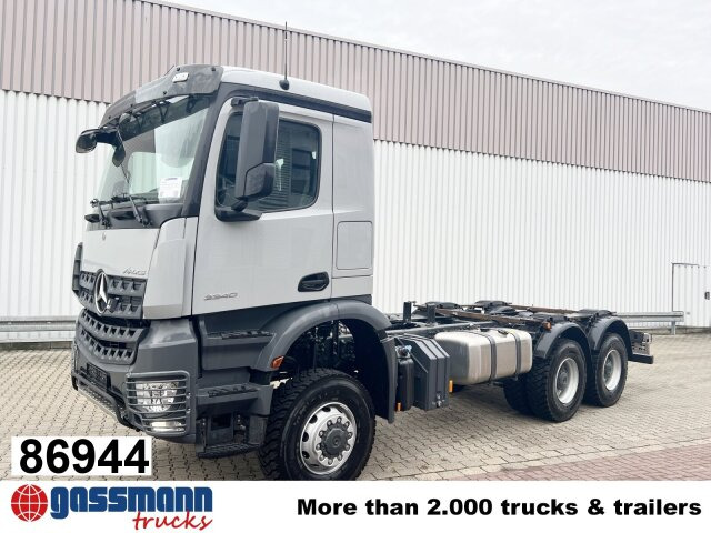 Mercedes-Benz Arocs 3340/46 A 6x6, Grounder - Camião chassi: foto 1 Mercedes-Benz Arocs 3340/46 A 6x6, Grounder - Camião chassi: foto 1