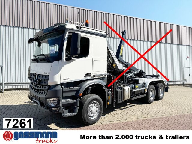 Mercedes-Benz Arocs 3351 AK 6x6, Retarder, Navi, Grounder - Camião polibenne: foto 1 Mercedes-Benz Arocs 3351 AK 6x6, Retarder, Navi, Grounder - Camião polibenne: foto 1