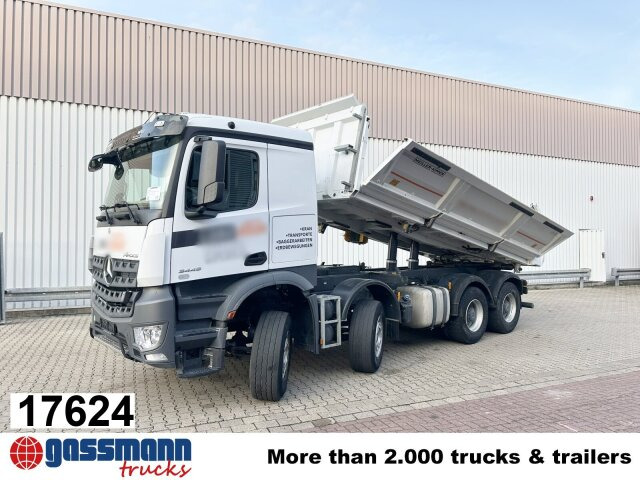 Mercedes-Benz Arocs 3445 K 8x4/4, Meiller Bordmatik links - Camião basculante: foto 1 Mercedes-Benz Arocs 3445 K 8x4/4, Meiller Bordmatik links - Camião basculante: foto 1