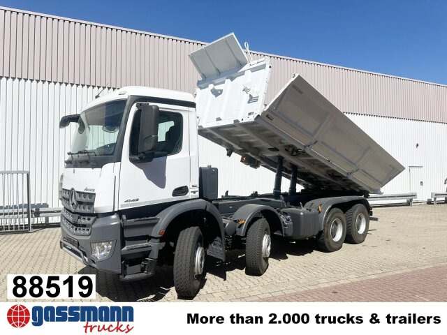 Mercedes-Benz Arocs 4142/45 K 8x4/4, Meiller Bordmatik links - Camião basculante: foto 1 Mercedes-Benz Arocs 4142/45 K 8x4/4, Meiller Bordmatik links - Camião basculante: foto 1