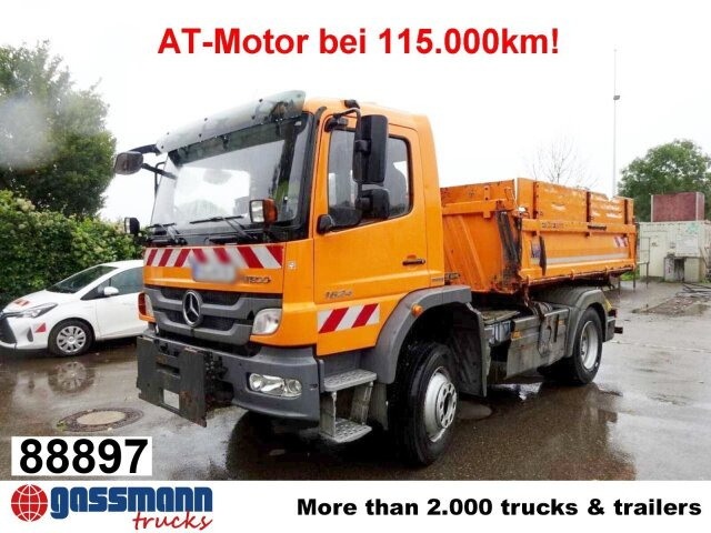 Mercedes-Benz Atego 1624 AK 4x4, AT-Motor, - Camião basculante, Camião grua: foto 1 Mercedes-Benz Atego 1624 AK 4x4, AT-Motor, - Camião basculante, Camião grua: foto 1
