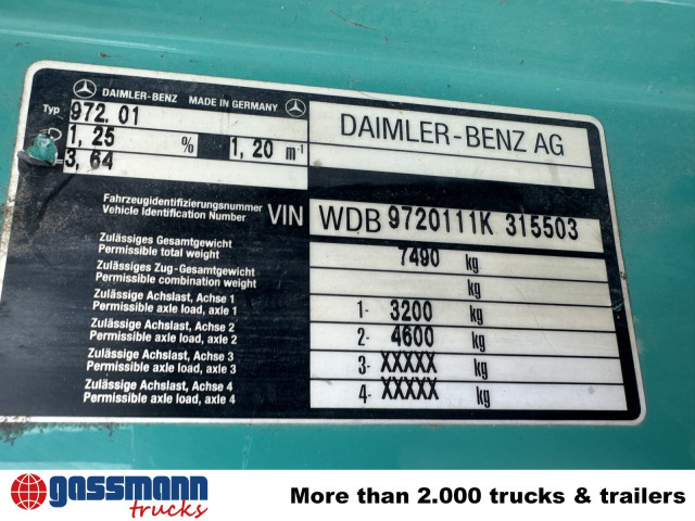 Mercedes-Benz Atego 815 K 4x2, 2x AHK - Camião basculante: foto 3 Mercedes-Benz Atego 815 K 4x2, 2x AHK - Camião basculante: foto 3