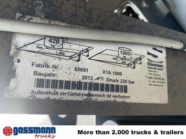 Mercedes-Benz Atego 816 4x2 mit Sörensen LBW - Camião furgão: foto 4 Mercedes-Benz Atego 816 4x2 mit Sörensen LBW - Camião furgão: foto 4