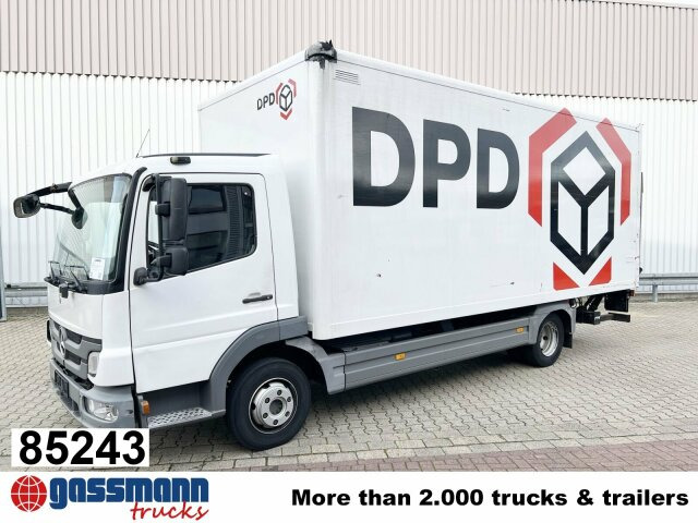 Mercedes-Benz Atego 816 L 4x2 mit LBW, 4x Vorhanden! - Camião furgão: foto 1 Mercedes-Benz Atego 816 L 4x2 mit LBW, 4x Vorhanden! - Camião furgão: foto 1