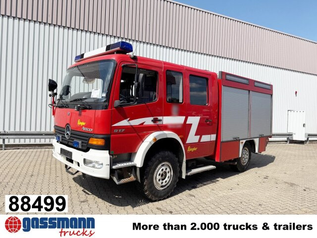 Mercedes-Benz Atego 917 4x4, LF 10, Einzelbereifung, AT-Motor - Carro de bombeiro: foto 1 Mercedes-Benz Atego 917 4x4, LF 10, Einzelbereifung, AT-Motor - Carro de bombeiro: foto 1