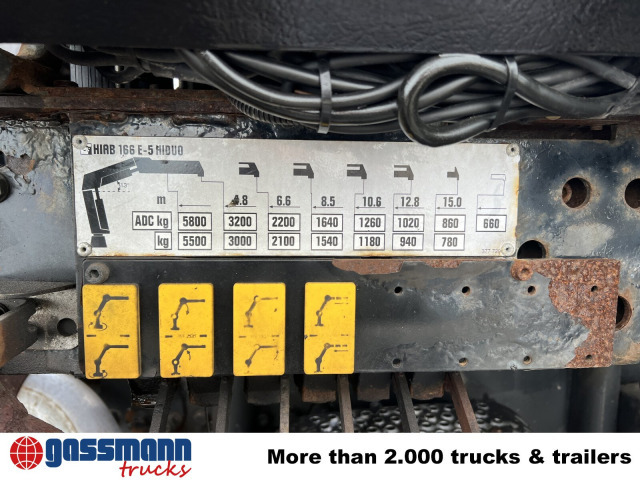 Mercedes-Benz Axor 1828 A 4x4 mit Kran Hiab XS 166 E-5 - Camião de caixa aberta/ Plataforma, Camião grua: foto 2 Mercedes-Benz Axor 1828 A 4x4 mit Kran Hiab XS 166 E-5 - Camião de caixa aberta/ Plataforma, Camião grua: foto 2