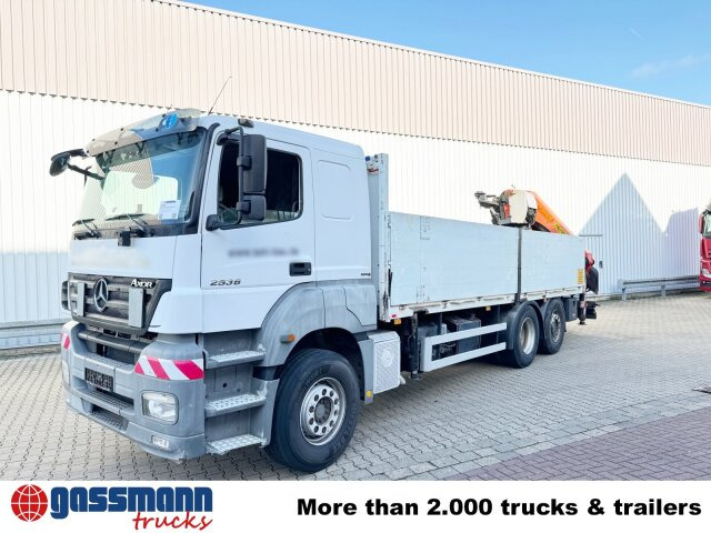 Camião de caixa aberta/ Plataforma, Camião grua Mercedes-Benz Axor 2536/43 L 6x2 mit Heckkran Palfinger PK: foto 9 Camião de caixa aberta/ Plataforma, Camião grua Mercedes-Benz Axor 2536/43 L 6x2 mit Heckkran Palfinger PK: foto 9