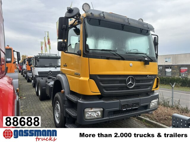 Mercedes-Benz Axor 2629 K 6x4, PTO, Steel, Manual, 6-Zylinder - Camião chassi: foto 1 Mercedes-Benz Axor 2629 K 6x4, PTO, Steel, Manual, 6-Zylinder - Camião chassi: foto 1