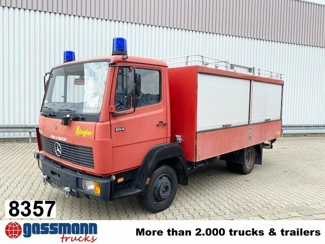 Mercedes-Benz LK 814 F 4x2, Ziegler RW1, 6-Zylinder Motor - Camião furgão: foto 1 Mercedes-Benz LK 814 F 4x2, Ziegler RW1, 6-Zylinder Motor - Camião furgão: foto 1