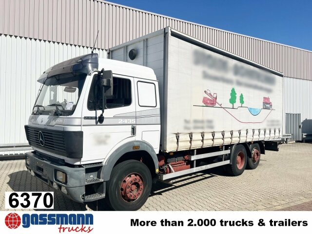 Mercedes-Benz SK 2435 L 6x2, V8 - Camião de caixa aberta/ Plataforma: foto 1 Mercedes-Benz SK 2435 L 6x2, V8 - Camião de caixa aberta/ Plataforma: foto 1