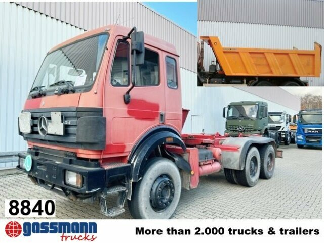 Mercedes-Benz SK II 25/2634 K 6x4, Stahlmulde ca. 13m³ - Camião basculante: foto 1 Mercedes-Benz SK II 25/2634 K 6x4, Stahlmulde ca. 13m³ - Camião basculante: foto 1