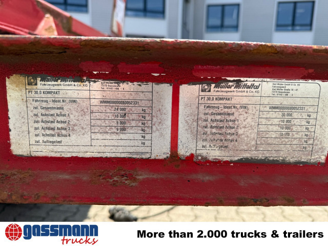 Müller-Mitteltal PT 30,0 Kompakt, verbr. auf 3m - Reboque baixa: foto 4 Müller-Mitteltal PT 30,0 Kompakt, verbr. auf 3m - Reboque baixa: foto 4