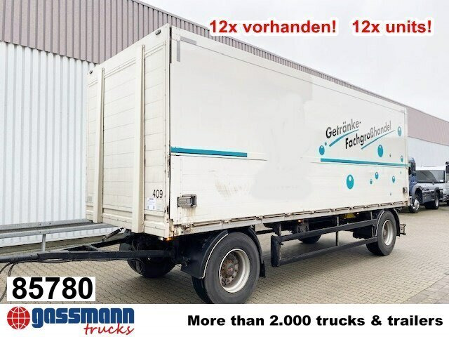 Orten PRASQ 18 Getränkeanhänger, Stapleraufnahme, - Reboque furgão: foto 1 Orten PRASQ 18 Getränkeanhänger, Stapleraufnahme, - Reboque furgão: foto 1