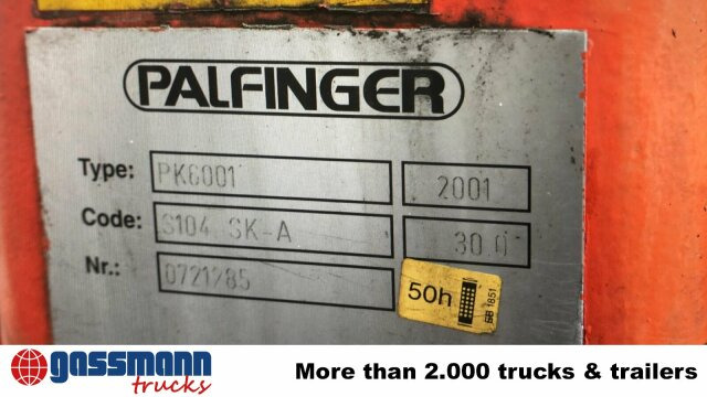 Renault D 180.75 4x2 mit Kran Palfinger PK6001 - Camião de caixa aberta/ Plataforma, Camião grua: foto 3 Renault D 180.75 4x2 mit Kran Palfinger PK6001 - Camião de caixa aberta/ Plataforma, Camião grua: foto 3
