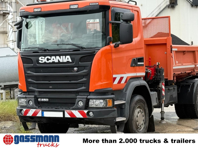 Scania G 450 4x2, Bordmatik, Kran Fassi F185A.2.24, - Camião basculante, Camião grua: foto 2 Scania G 450 4x2, Bordmatik, Kran Fassi F185A.2.24, - Camião basculante, Camião grua: foto 2
