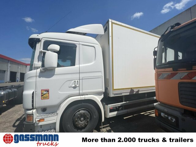 Scania G420 6x2, Liftachse, Hiab LBW, Motor defekt! - Camião furgão: foto 2 Scania G420 6x2, Liftachse, Hiab LBW, Motor defekt! - Camião furgão: foto 2