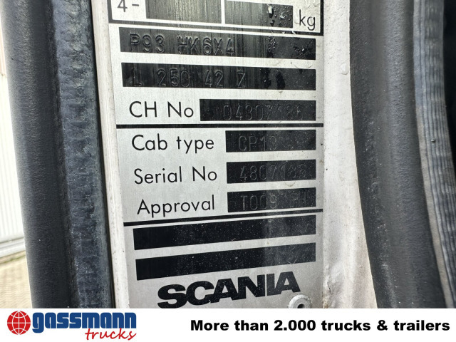 Scania P93 HK 250 6x4L - Camião chassi: foto 2 Scania P93 HK 250 6x4L - Camião chassi: foto 2