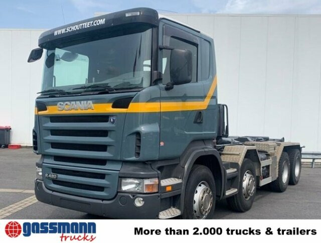Camião polibenne Scania R420 CB 8x4 MNZ, Retarder, Euro4: foto 8