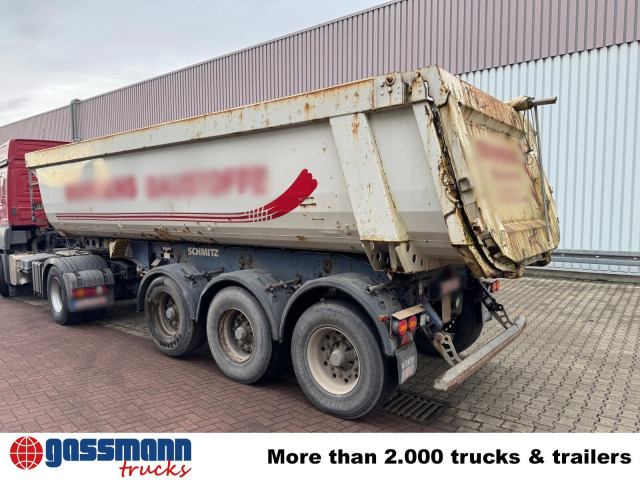 Schmitz Cargobull SKI 24 SL 7.2, Stahlmulde ca. 24m³, Liftachse - Semi-reboque basculante: foto 4 Schmitz Cargobull SKI 24 SL 7.2, Stahlmulde ca. 24m³, Liftachse - Semi-reboque basculante: foto 4