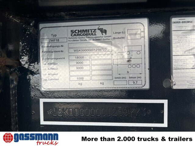 Reboque transporte de madeira Schmitz Cargobull ZWF 18: foto 6
