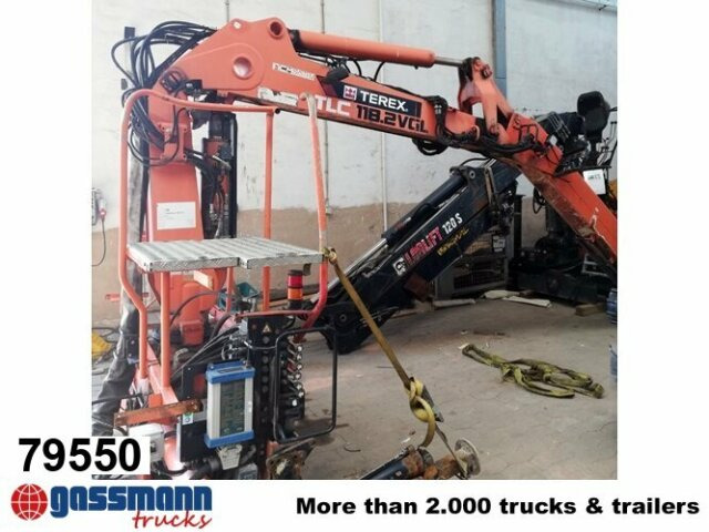 Terex 118.2 VGL Kran, Greifersteuerung - Grua para camião para Camião: foto 1 Terex 118.2 VGL Kran, Greifersteuerung - Grua para camião para Camião: foto 1