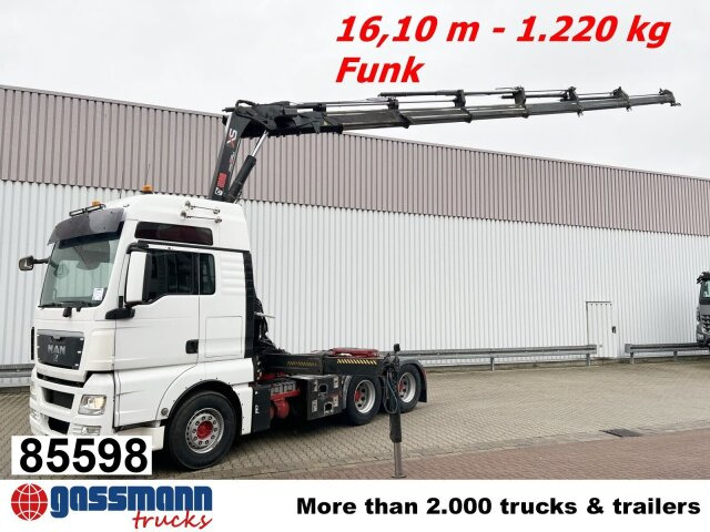 MAN TGX 26.480 6x4 BLS mit Kran Hiab 288E-6 Hipro, - Tractor: foto 1 MAN TGX 26.480 6x4 BLS mit Kran Hiab 288E-6 Hipro, - Tractor: foto 1