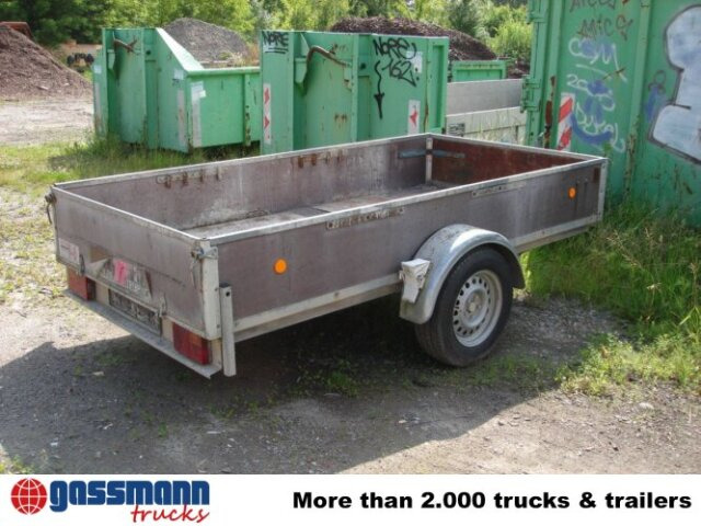 Trebbiner TREBBINER FAHRZEUGWERK, 1.500 kg - Reboque plataforma/ Caixa aberta: foto 2 Trebbiner TREBBINER FAHRZEUGWERK, 1.500 kg - Reboque plataforma/ Caixa aberta: foto 2